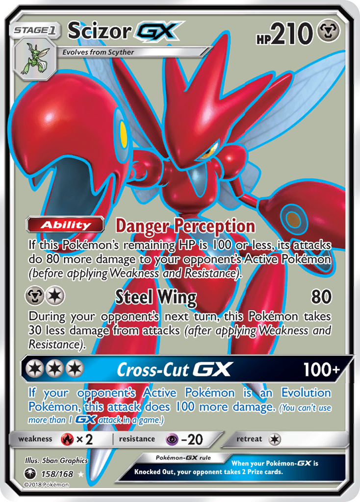 Scizor GX (158/168) [Sun & Moon: Celestial Storm] | North Game Den