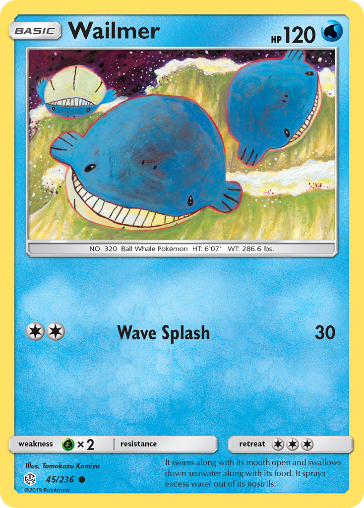 Wailmer (45/236) [Sun & Moon: Cosmic Eclipse] | North Game Den