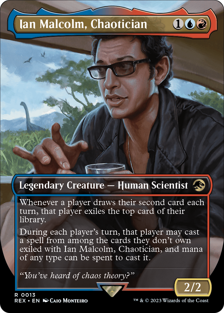 Ian Malcolm, Chaotician (Borderless) [Jurassic World Collection] | North Game Den