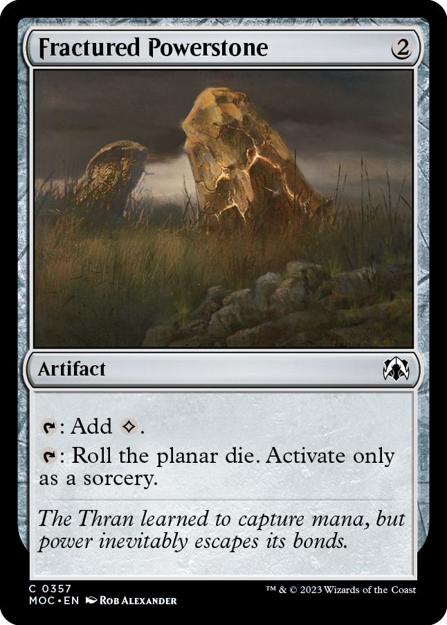 Fractured Powerstone [March of the Machine Commander] | North Game Den