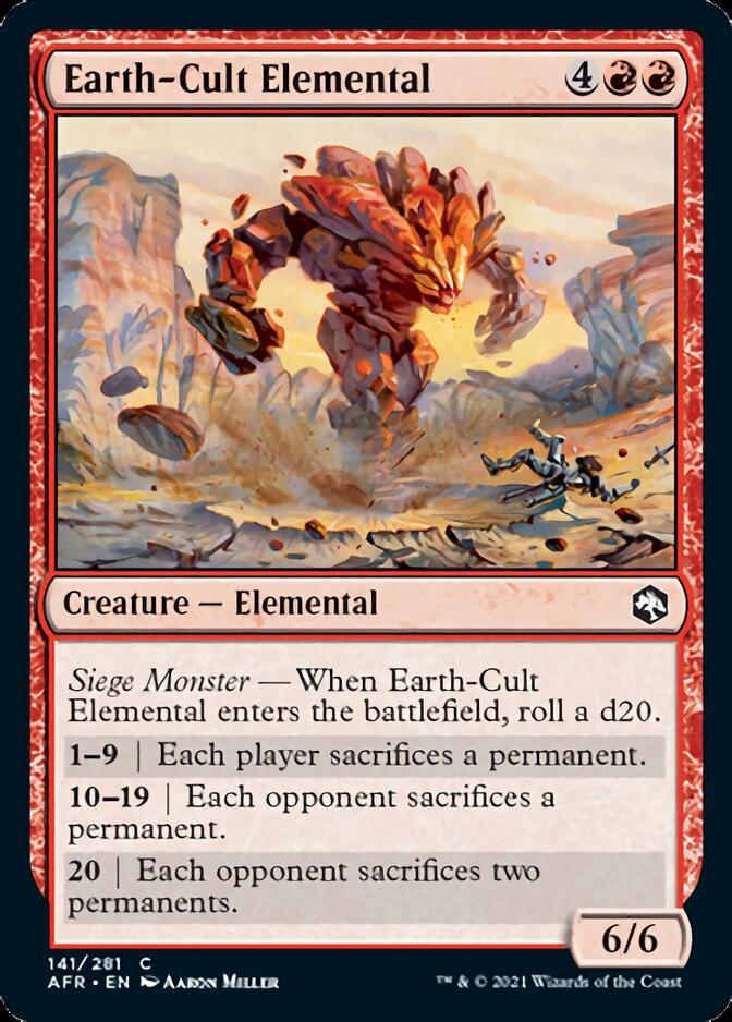 Earth-Cult Elemental [Dungeons & Dragons: Adventures in the Forgotten Realms] | North Game Den