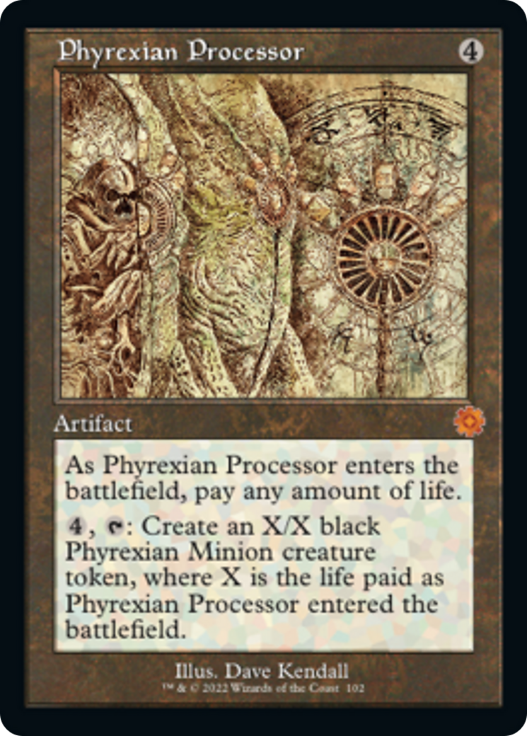 Phyrexian Processor (Retro Schematic) [The Brothers' War Retro Artifacts] | North Game Den