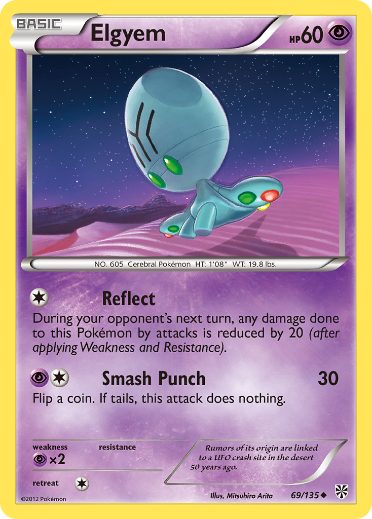 Elgyem (69/135) [Black & White: Plasma Storm] | North Game Den