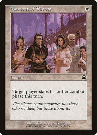 Moment of Silence [Mercadian Masques] | North Game Den