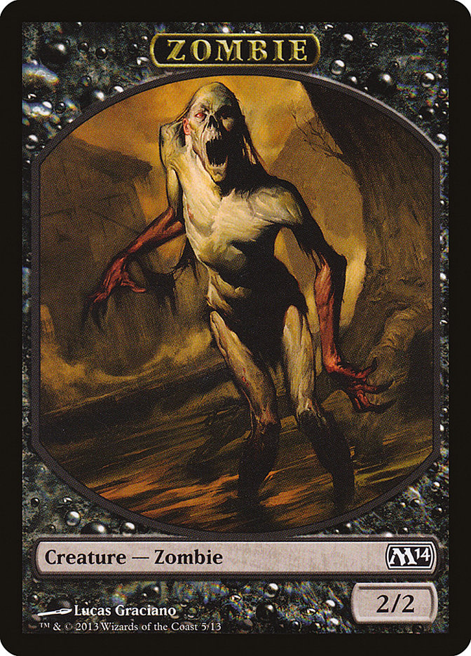 Zombie [Magic 2014 Tokens] | North Game Den