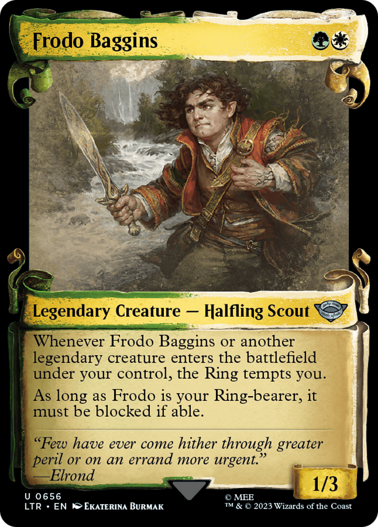 Frodo Baggins [The Lord of the Rings: Tales of Middle-Earth Showcase Scrolls] | North Game Den