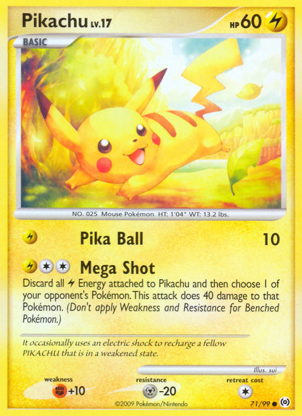 Pikachu (71/99) [Platinum: Arceus] | North Game Den