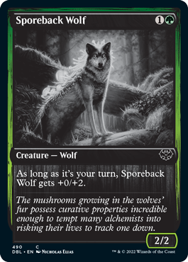 Sporeback Wolf [Innistrad: Double Feature] | North Game Den