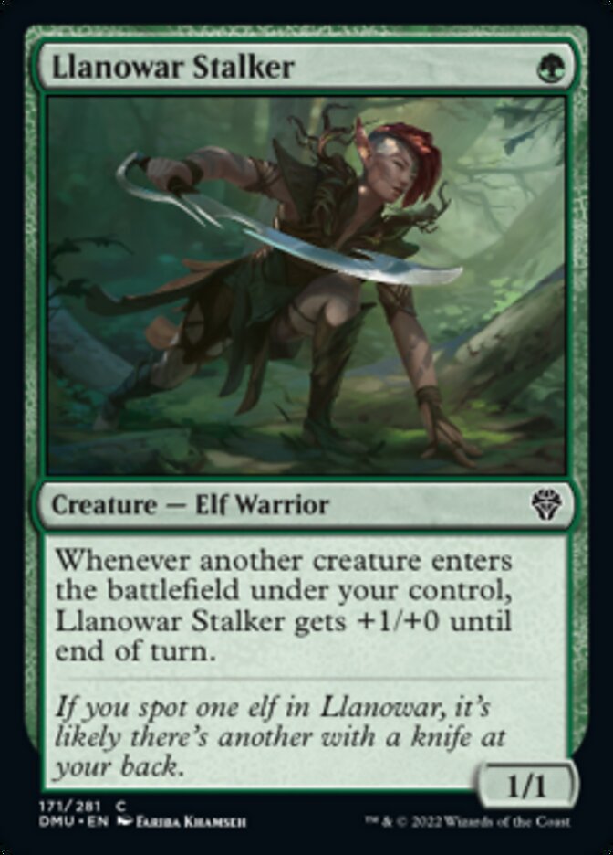 Llanowar Stalker [Dominaria United] | North Game Den