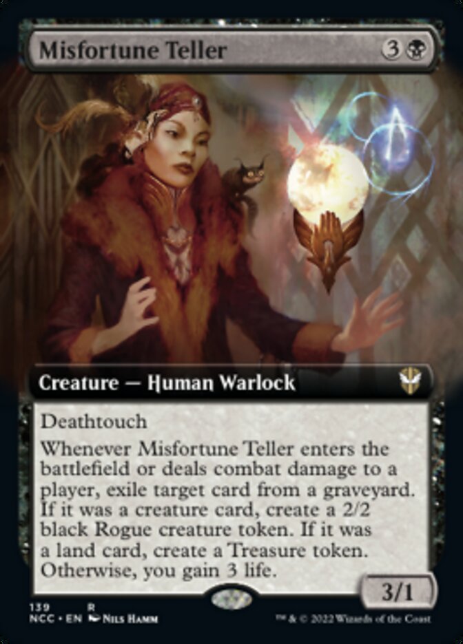 Misfortune Teller (Extended Art) [Streets of New Capenna Commander] | North Game Den