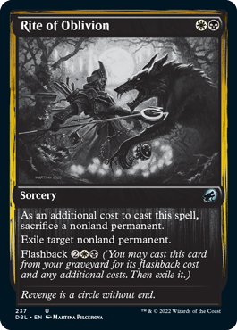 Rite of Oblivion [Innistrad: Double Feature] | North Game Den