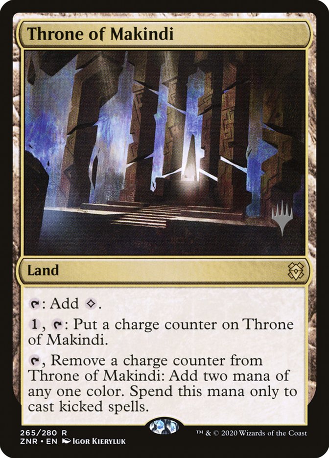 Throne of Makindi (Promo Pack) [Zendikar Rising Promos] | North Game Den