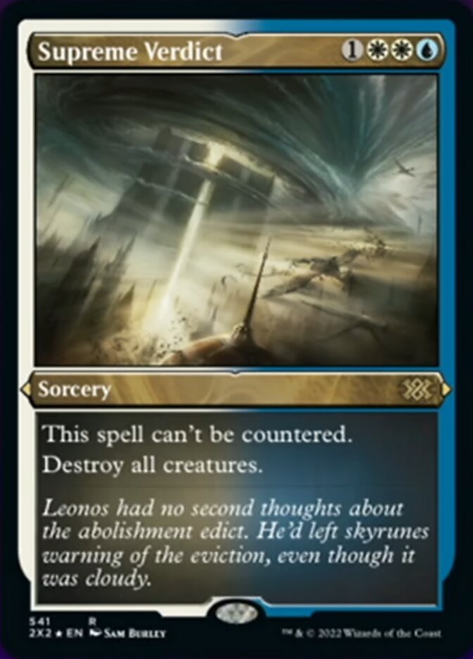 Supreme Verdict (Foil Etched) [Double Masters 2022] | North Game Den