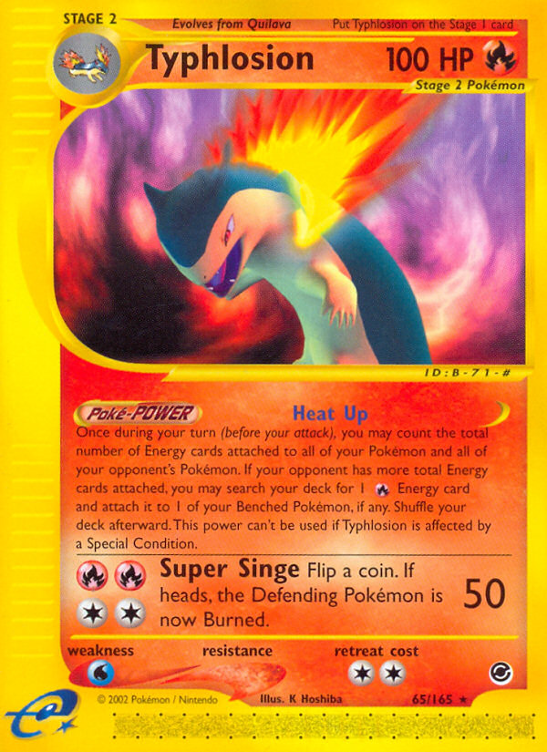 Typhlosion (65/165) [Expedition: Base Set] | North Game Den