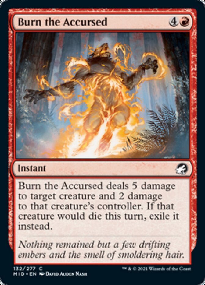 Burn the Accursed [Innistrad: Midnight Hunt] | North Game Den