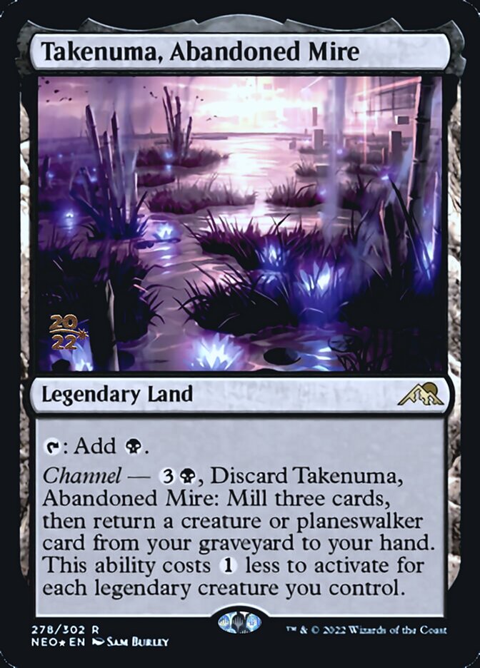 Takenuma, Abandoned Mire [Kamigawa: Neon Dynasty Prerelease Promos] | North Game Den