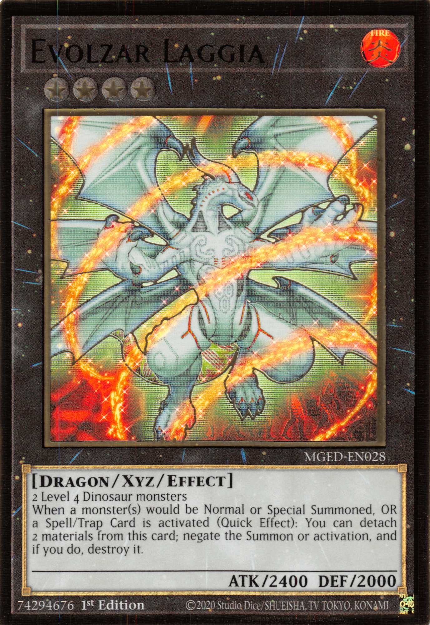 Evolzar Laggia [MGED-EN028] Gold Rare | North Game Den