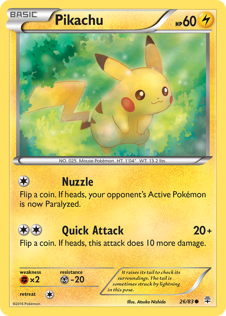 Pikachu (26/83) [XY: Generations] | North Game Den