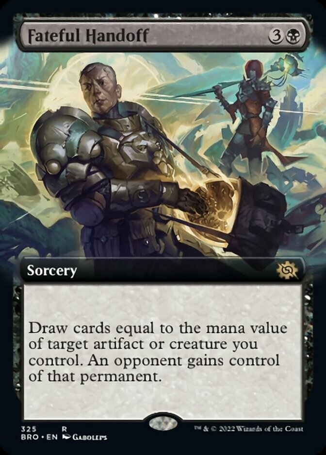 Fateful Handoff (Extended Art) [The Brothers' War] | North Game Den