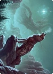 Sarulf's Packmate Art Card [Kaldheim: Art Series] | North Game Den