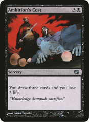 Ambition's Cost (Oversized) [Eighth Edition Box Topper] | North Game Den