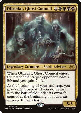 Obzedat, Ghost Council [Modern Masters 2017] | North Game Den