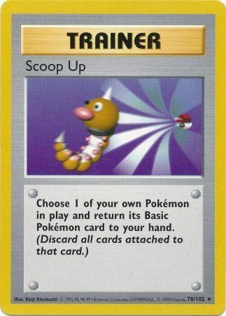 Scoop Up (78/102) [Base Set Shadowless Unlimited] | North Game Den