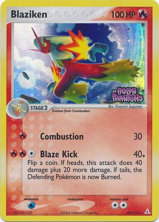 Blaziken (20/110) (Stamped) [EX: Holon Phantoms] | North Game Den