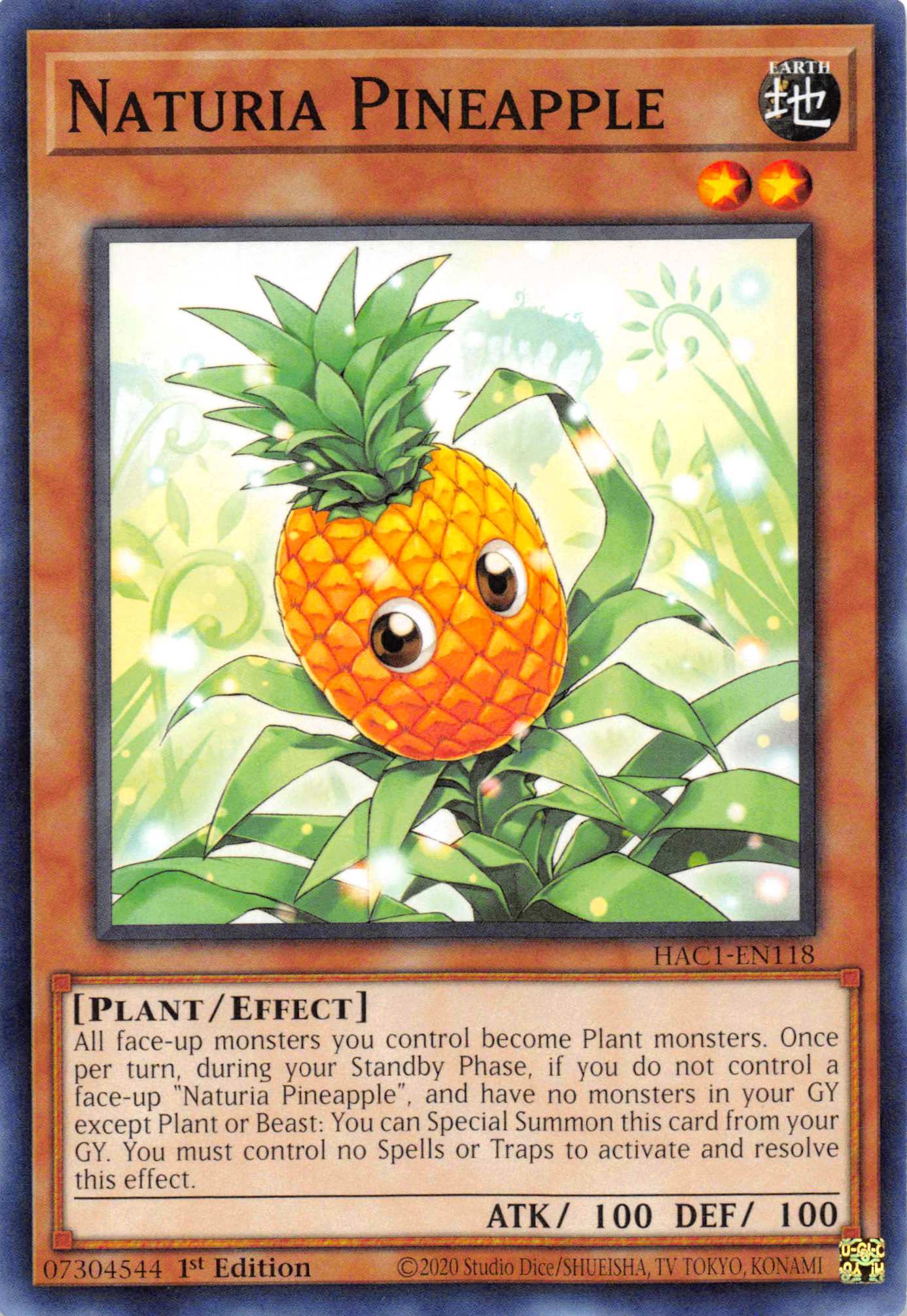 Naturia Pineapple [HAC1-EN118] Common | North Game Den