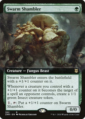 Swarm Shambler (Extended Art) [Zendikar Rising] | North Game Den