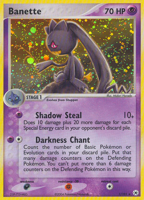 Banette (1/101) [EX: Hidden Legends] | North Game Den