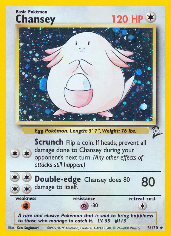 Chansey (3/130) [Base Set 2] | North Game Den