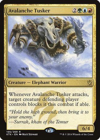 Avalanche Tusker [Khans of Tarkir] | North Game Den