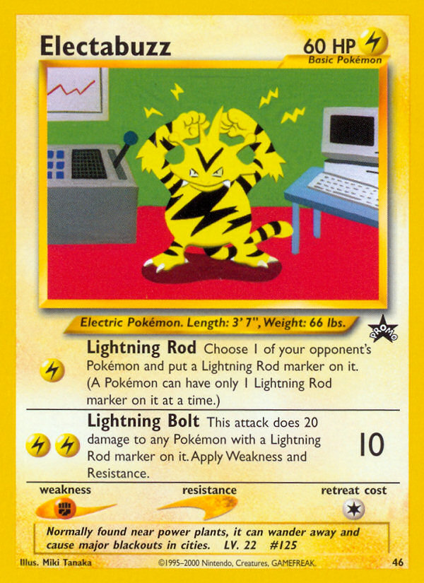 Electabuzz (46) [Wizards of the Coast: Black Star Promos] | North Game Den