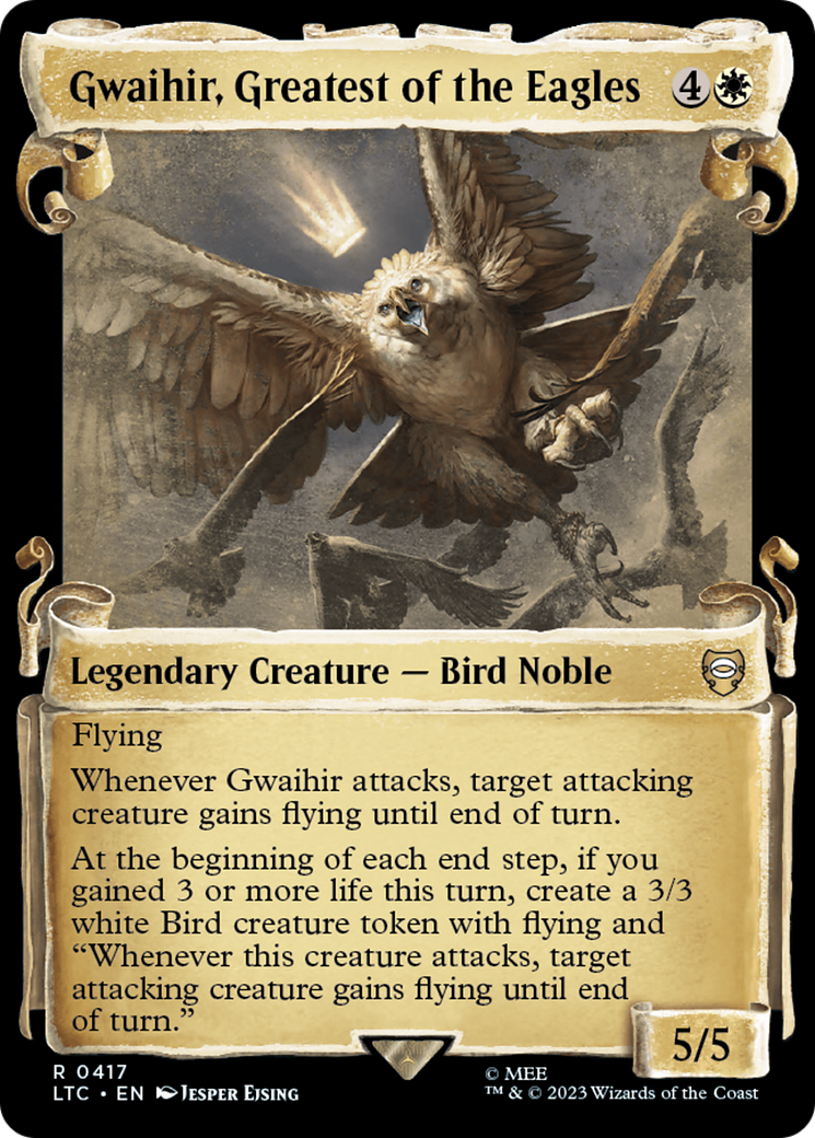 Gwaihir, Greatest of the Eagles [The Lord of the Rings: Tales of Middle-Earth Commander Showcase Scrolls] | North Game Den