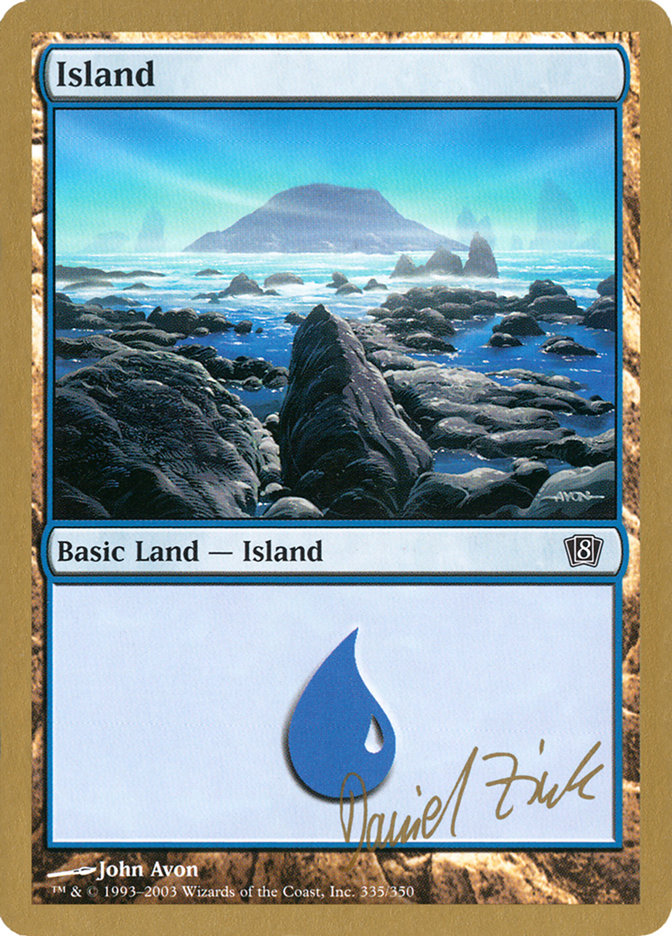 Island (dz335) (Daniel Zink) [World Championship Decks 2003] | North Game Den