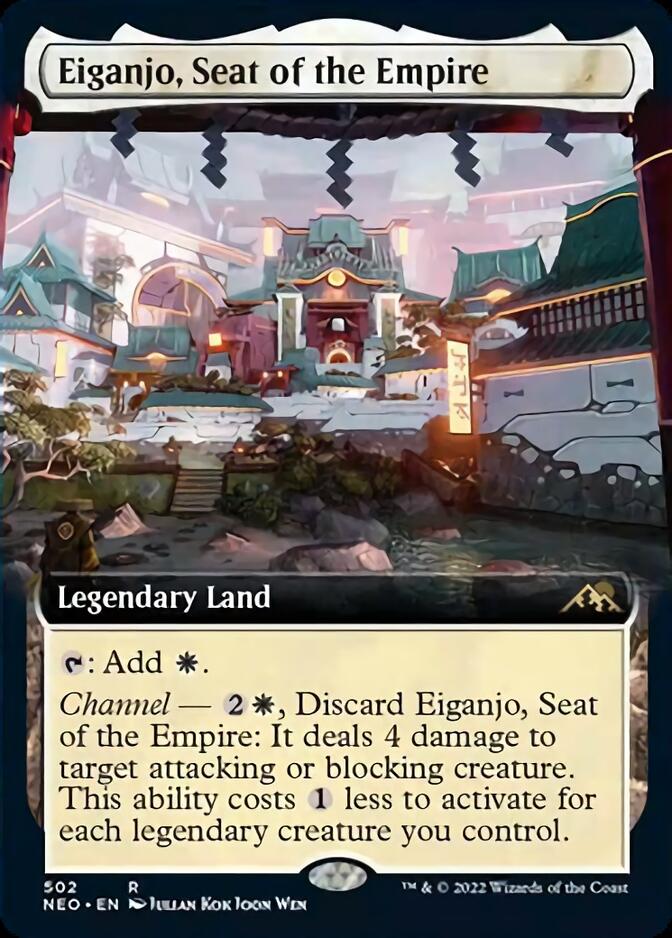 Eiganjo, Seat of the Empire (Extended) [Kamigawa: Neon Dynasty] | North Game Den