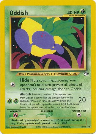 Oddish (68/111) [Neo Genesis Unlimited] | North Game Den