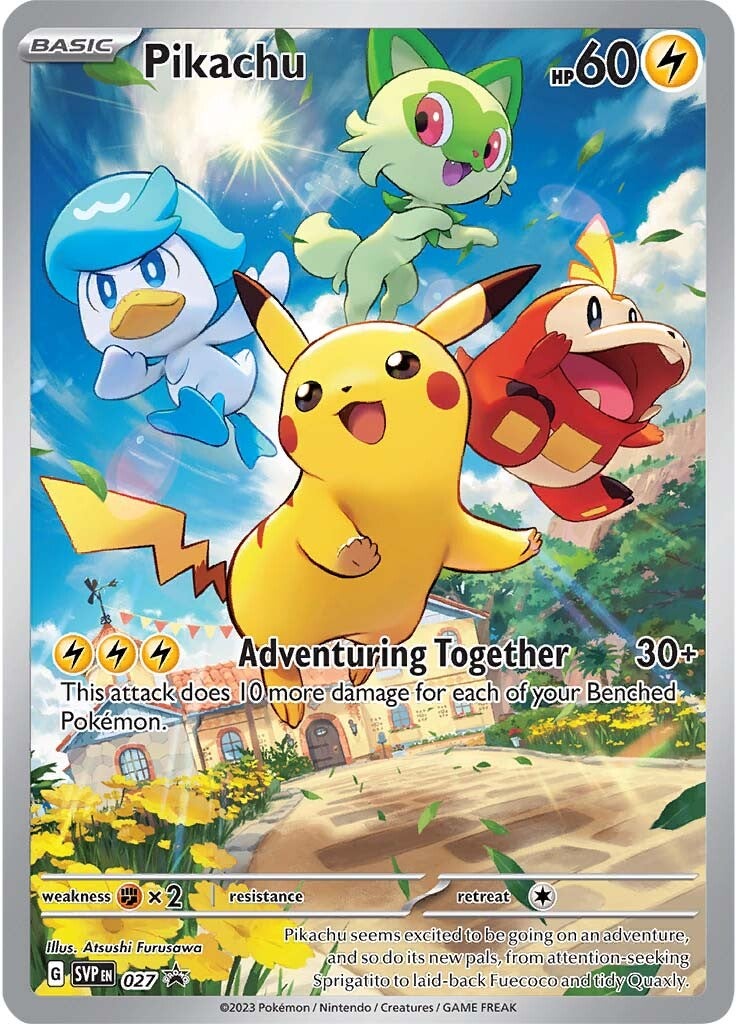 Pikachu (027) [Scarlet & Violet: Black Star Promos] | North Game Den