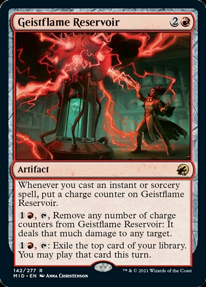 Geistflame Reservoir [Innistrad: Midnight Hunt] | North Game Den