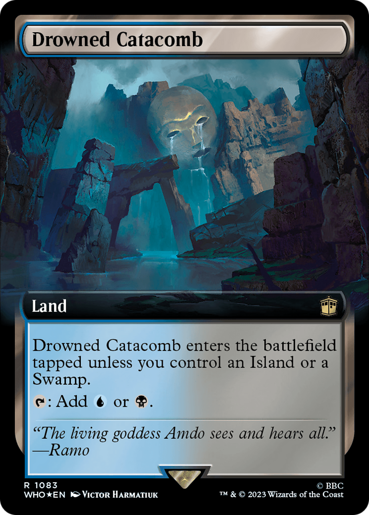 Drowned Catacomb (Extended Art) (Surge Foil) [Doctor Who] | North Game Den