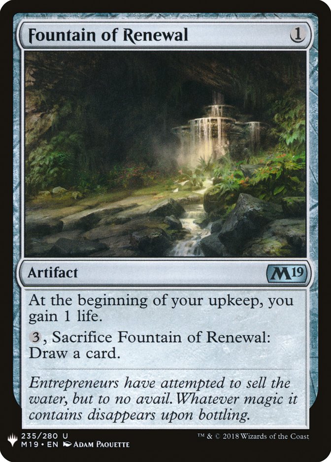 Fountain of Renewal [Mystery Booster] | North Game Den