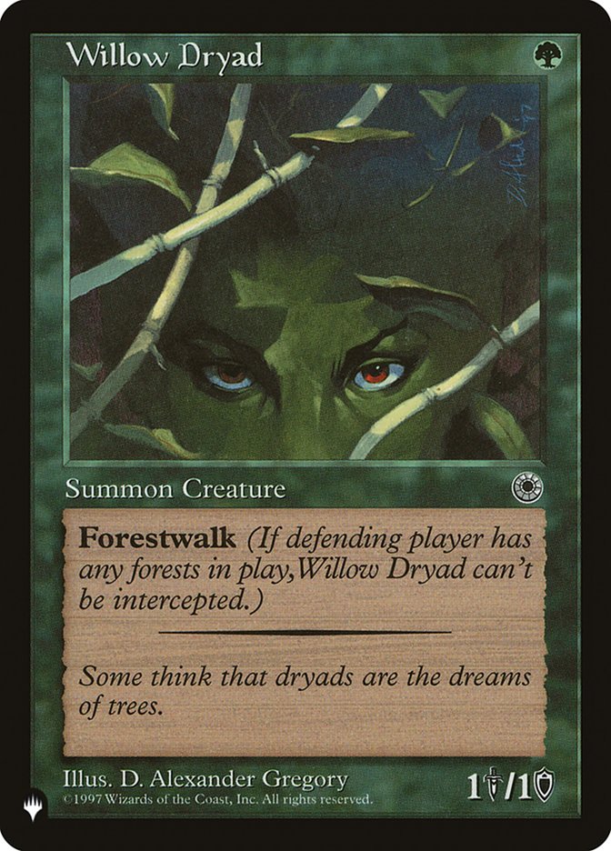 Willow Dryad [The List] | North Game Den