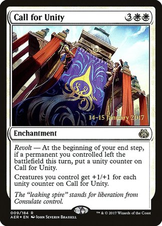 Call for Unity [Aether Revolt Promos] | North Game Den