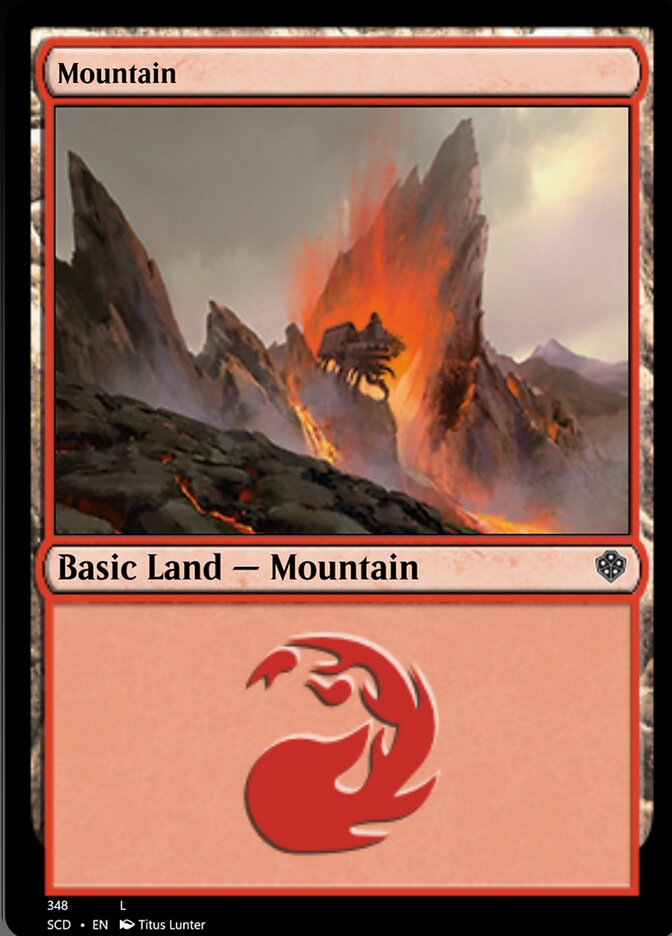 Mountain (348) [Starter Commander Decks] | North Game Den