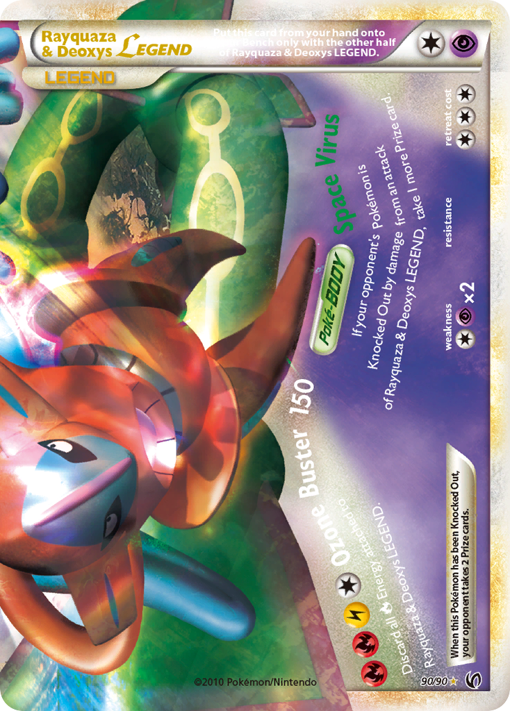 Rayquaza & Deoxys LEGEND (90/90) [HeartGold & SoulSilver: Undaunted] | North Game Den