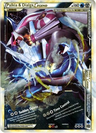 Palkia & Dialga LEGEND (101/102) (Jumbo Card) [HeartGold & SoulSilver: Triumphant] | North Game Den