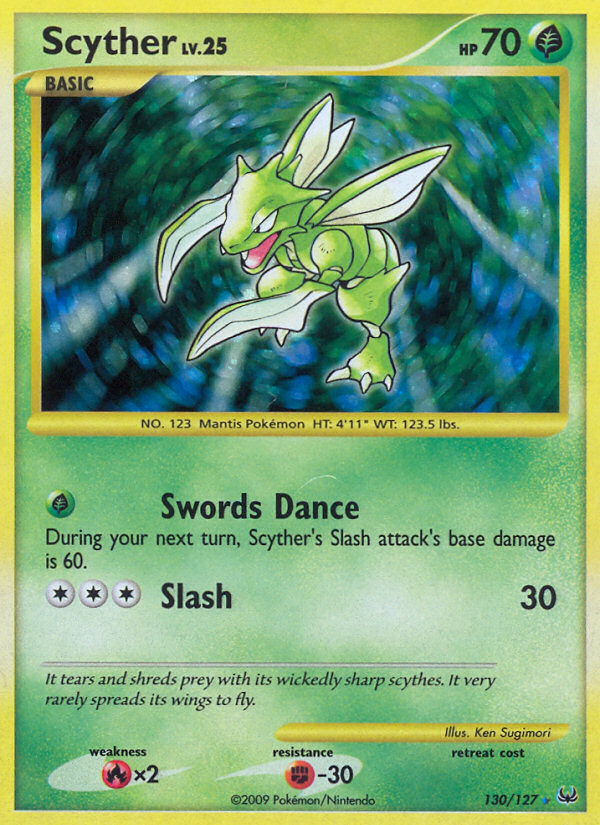 Scyther (130/127) [Platinum: Base Set] | North Game Den