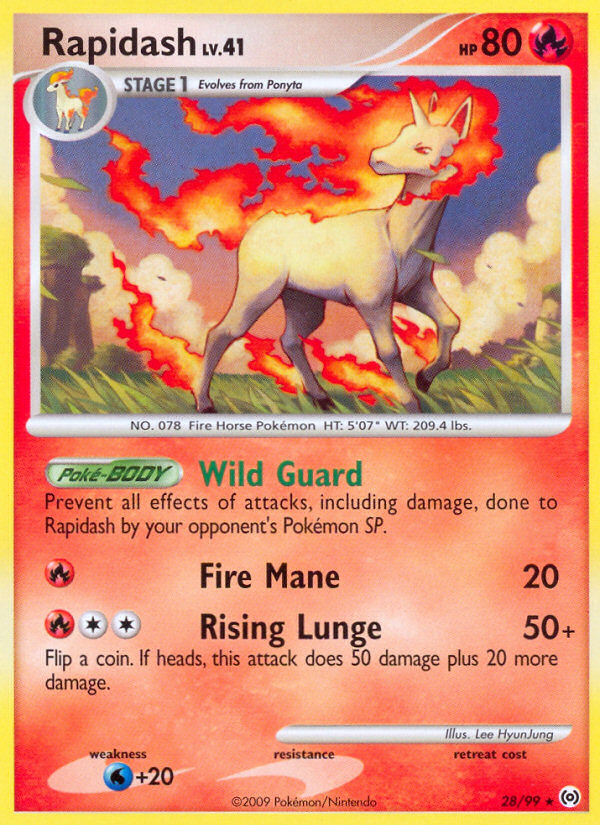 Rapidash (28/99) [Platinum: Arceus] | North Game Den