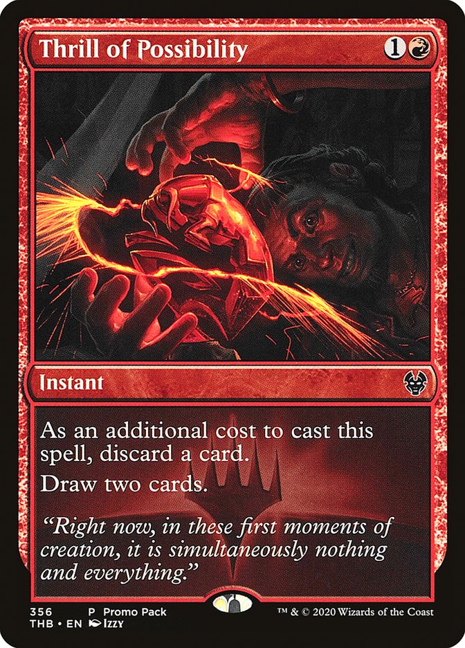 Thrill of Possibility (Promo Pack) [Theros Beyond Death Promos] | North Game Den
